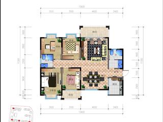 東城雅苑小區(qū)戶型圖A型