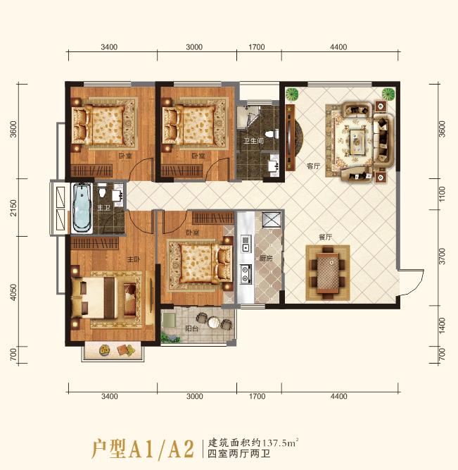 金中環(huán)廣場二期戶型圖1